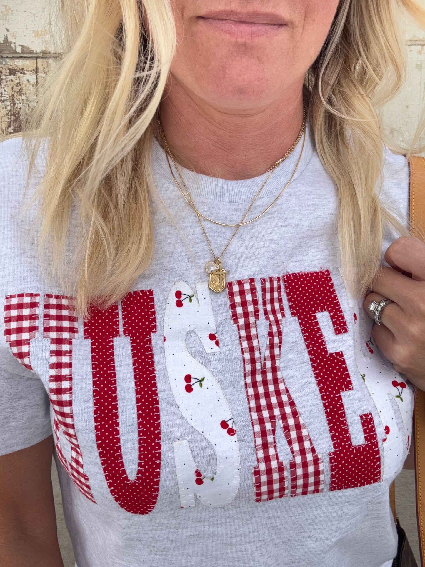Husker Patchwork Tee