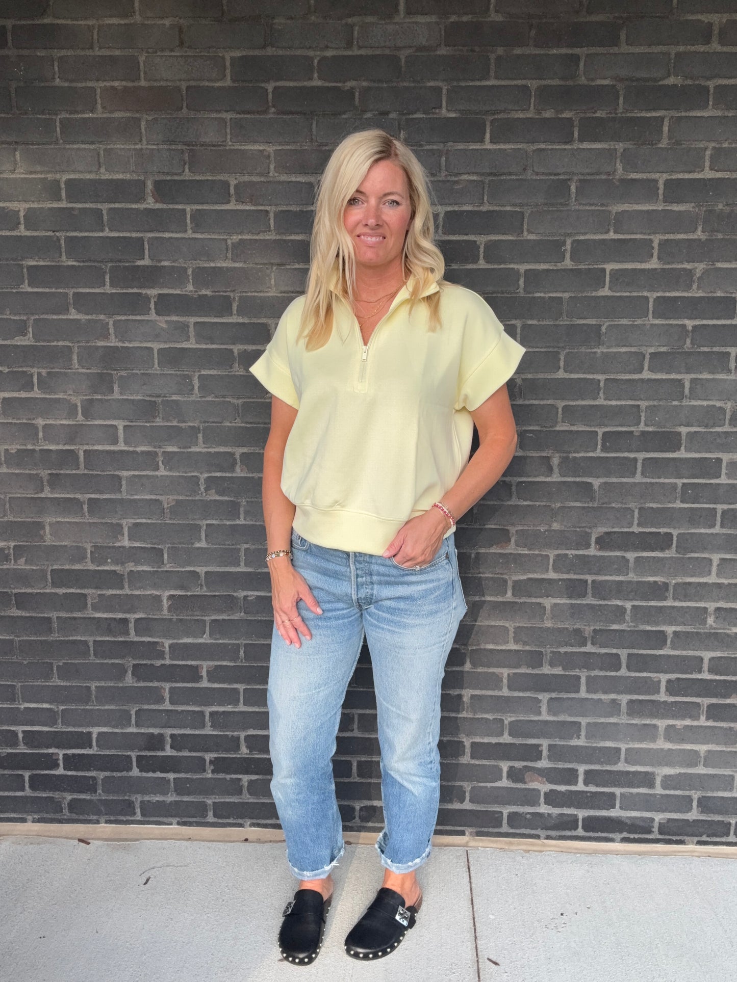 Butter Short Sleeve Top