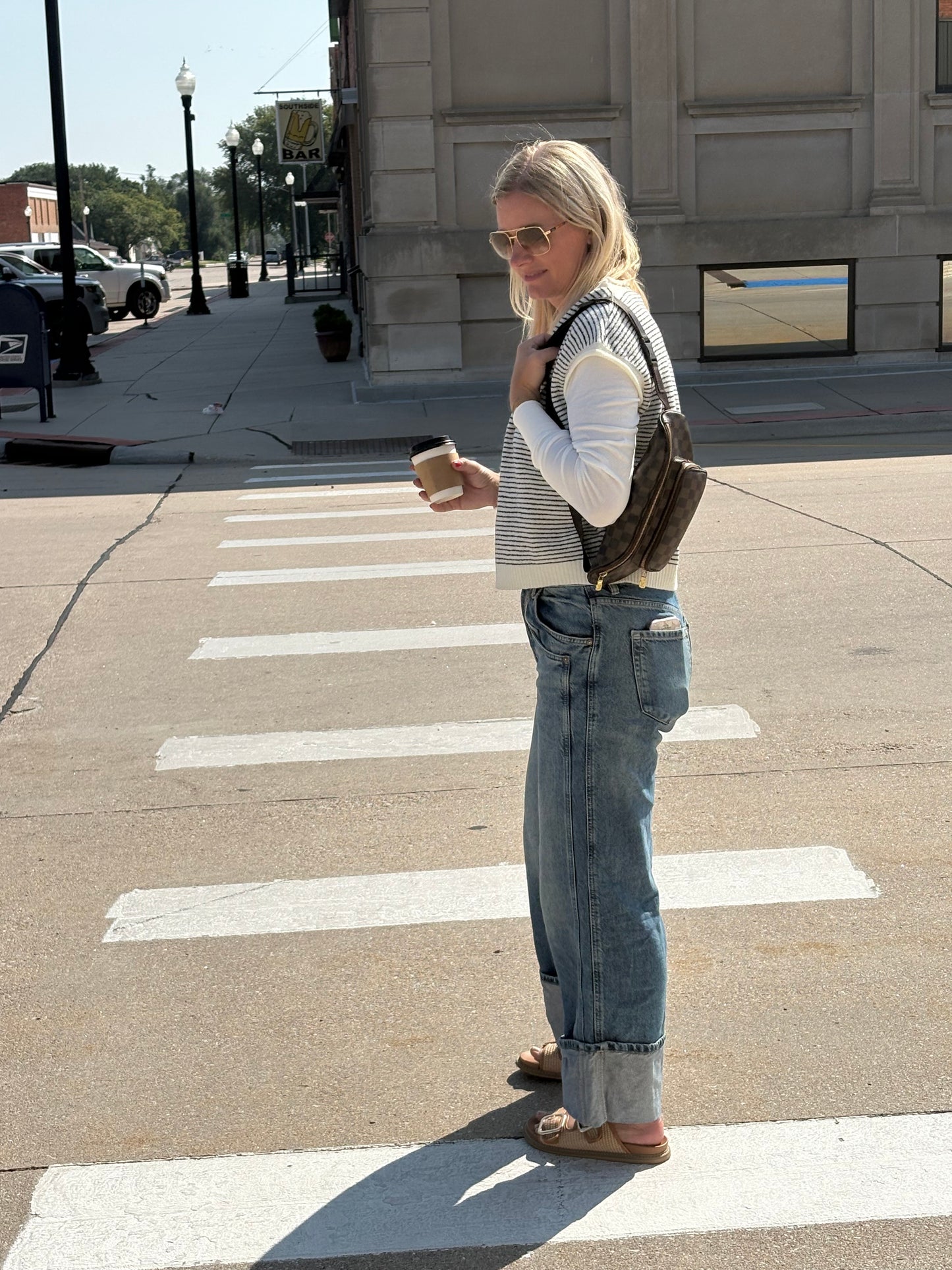 Striped Sweater Vest