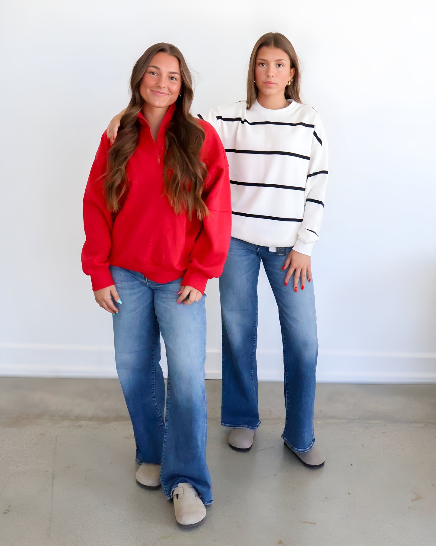 Half Zip French Terry Pullover