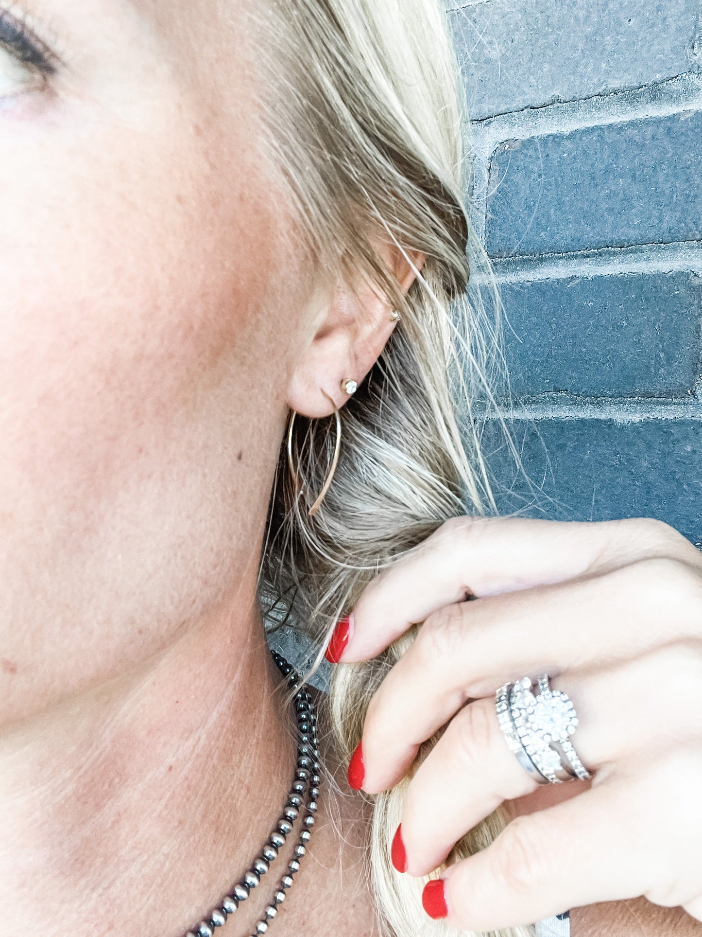 Mae Teardrop Earring Threader