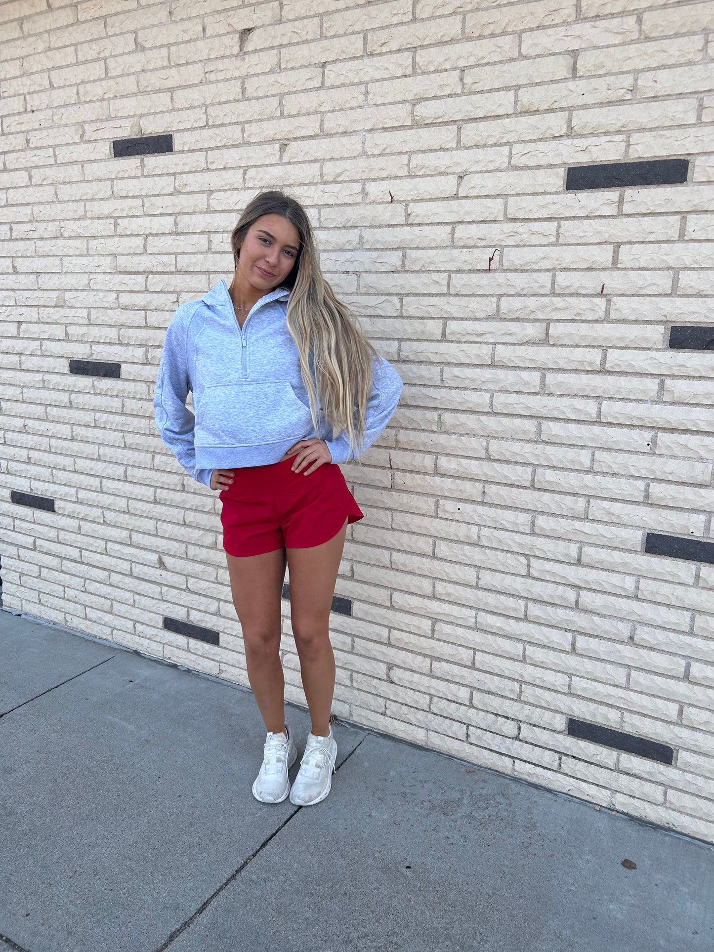 French Terry Cropped Hoodie Jacket