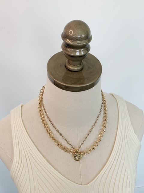 Medium Gold Coin Necklace