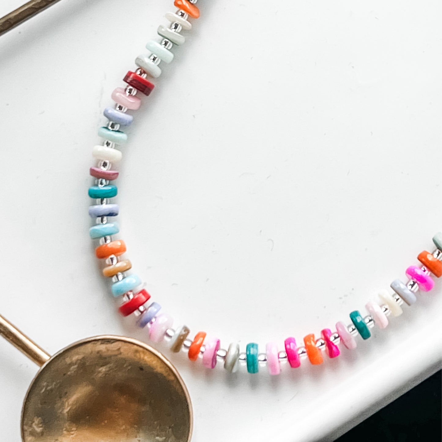 Multi Colored Beaded Necklace