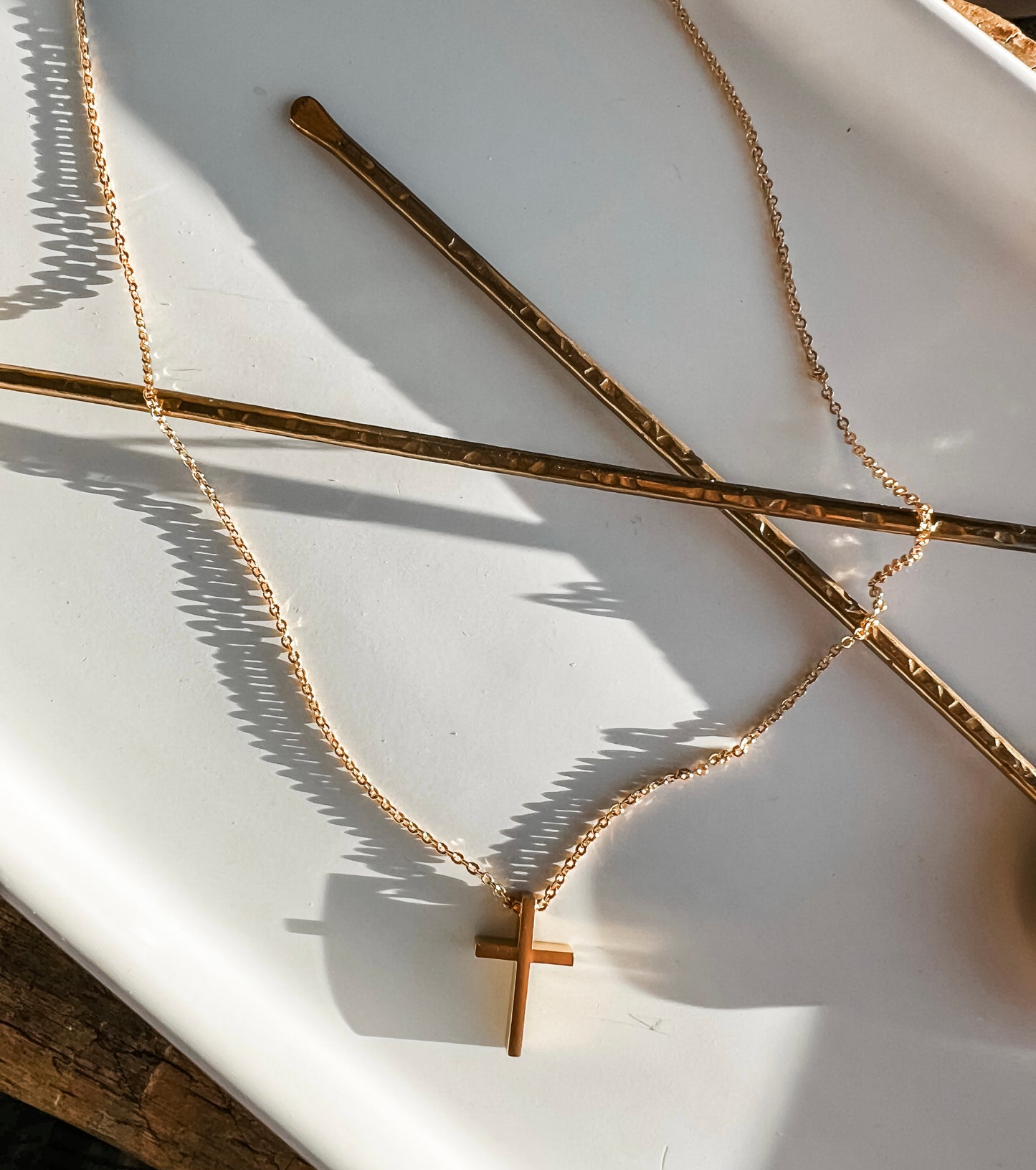 Simple Cross Necklace