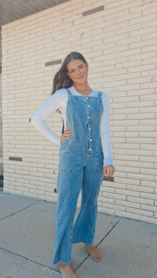 Open Back Overalls