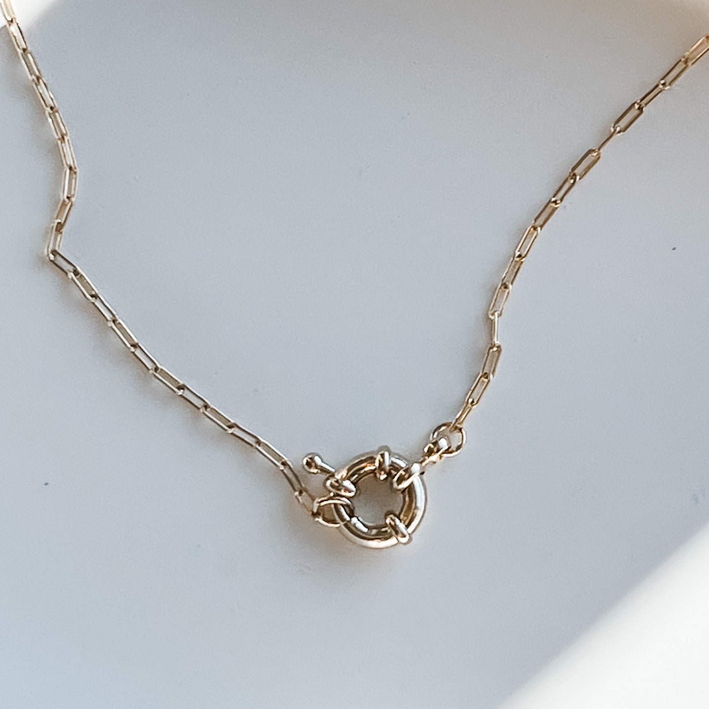 Gold Filled Paperclip Chain