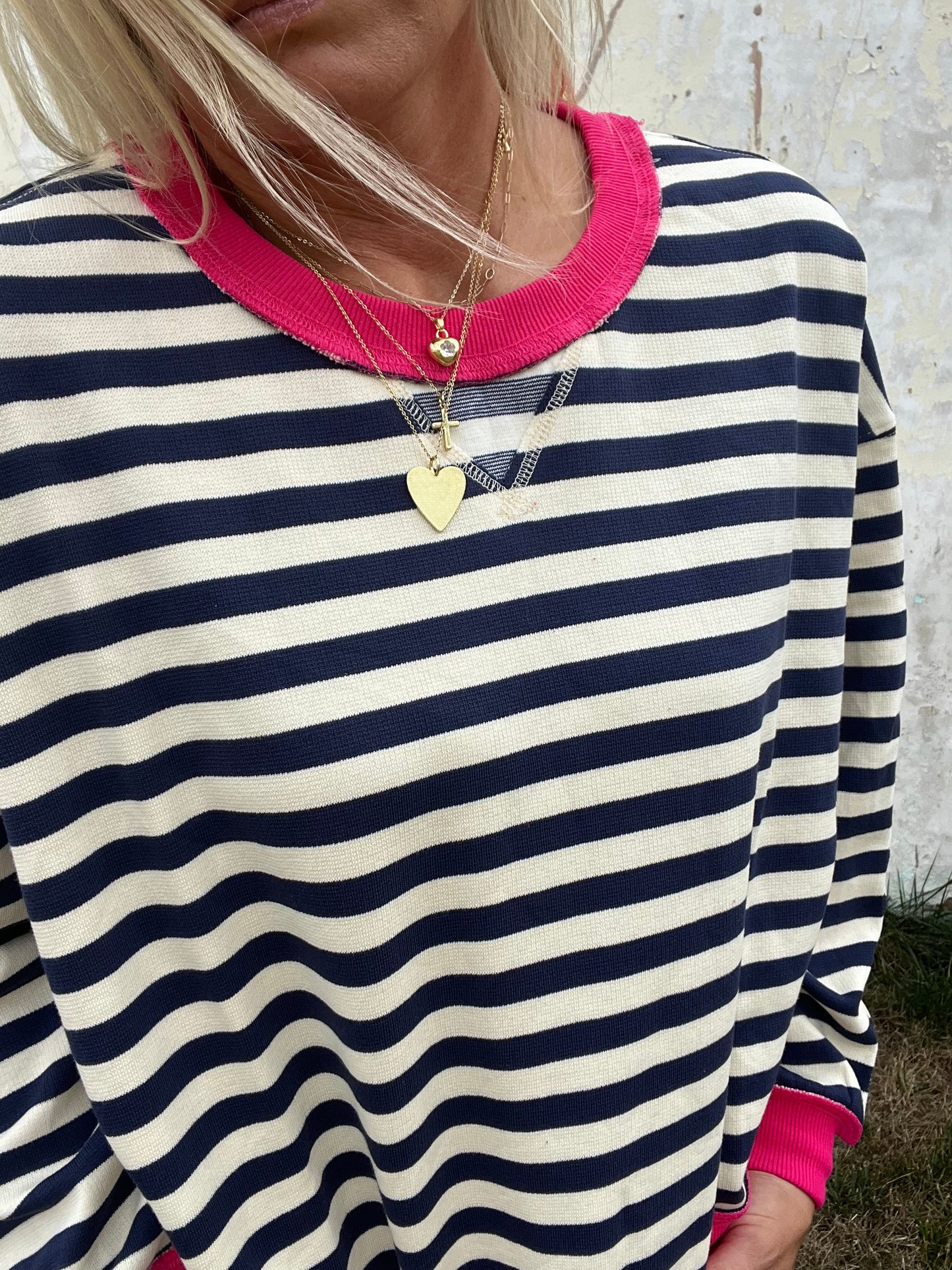 Striped Puff Long Sleeve