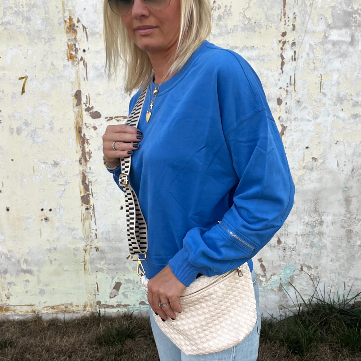 Zip Sleeve Sweatshirt