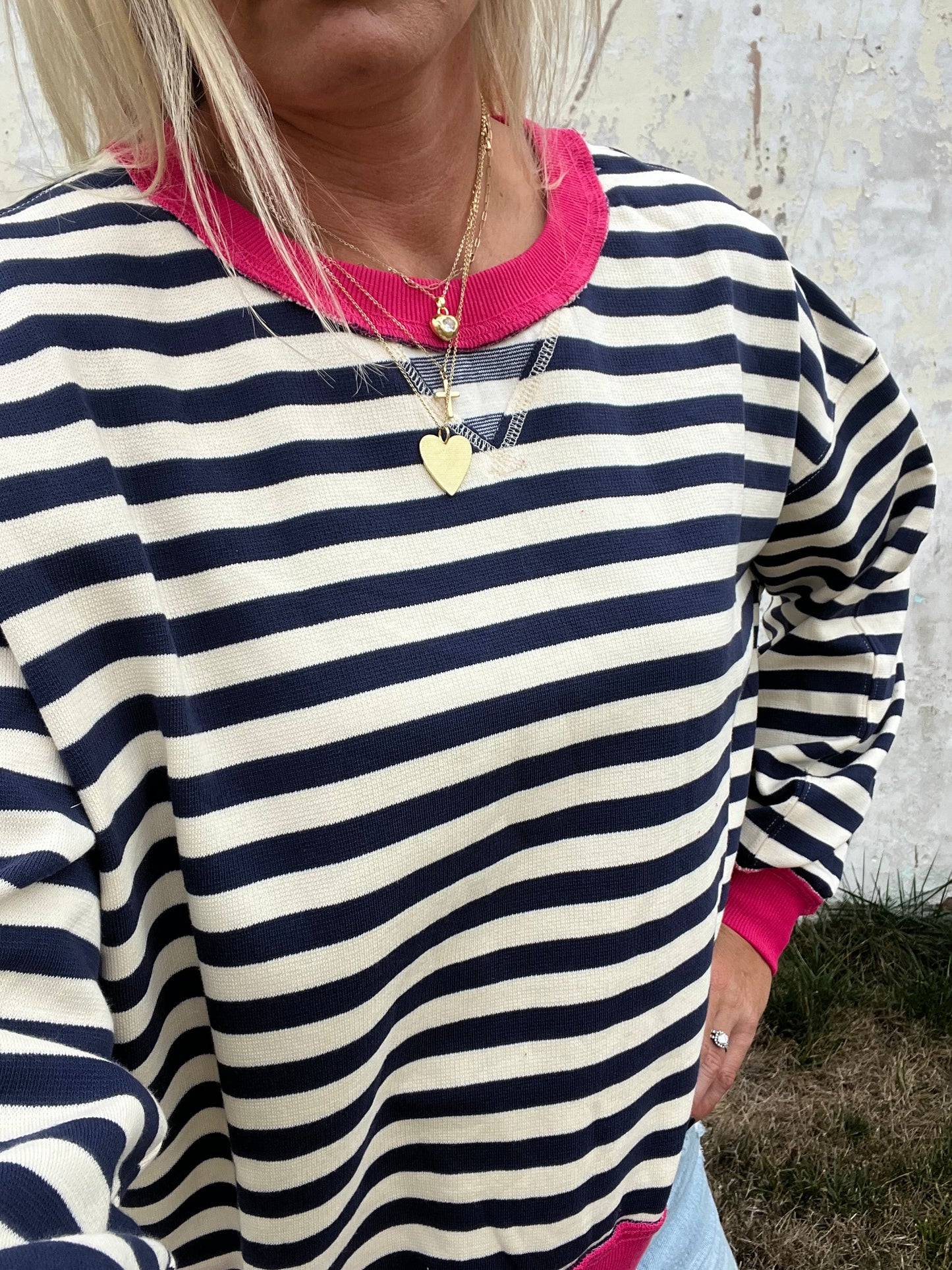 Striped Puff Long Sleeve