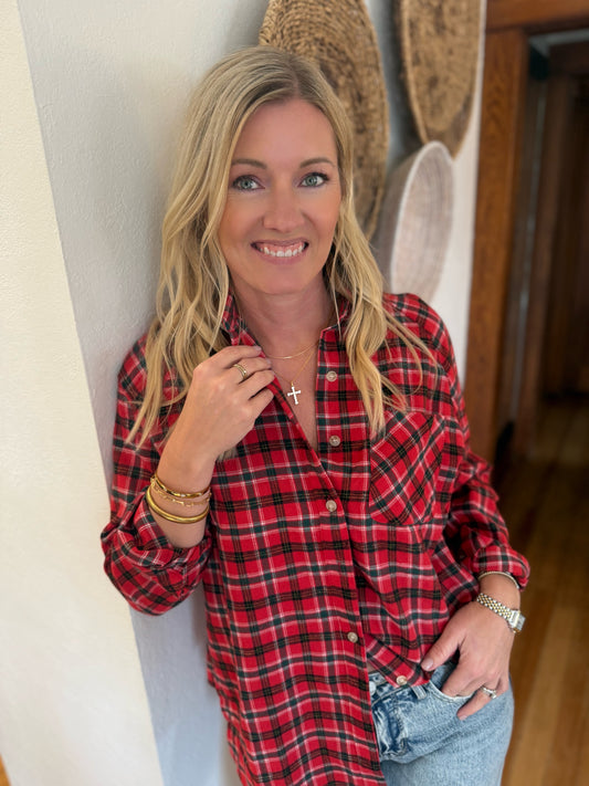 Plaid Button Up
