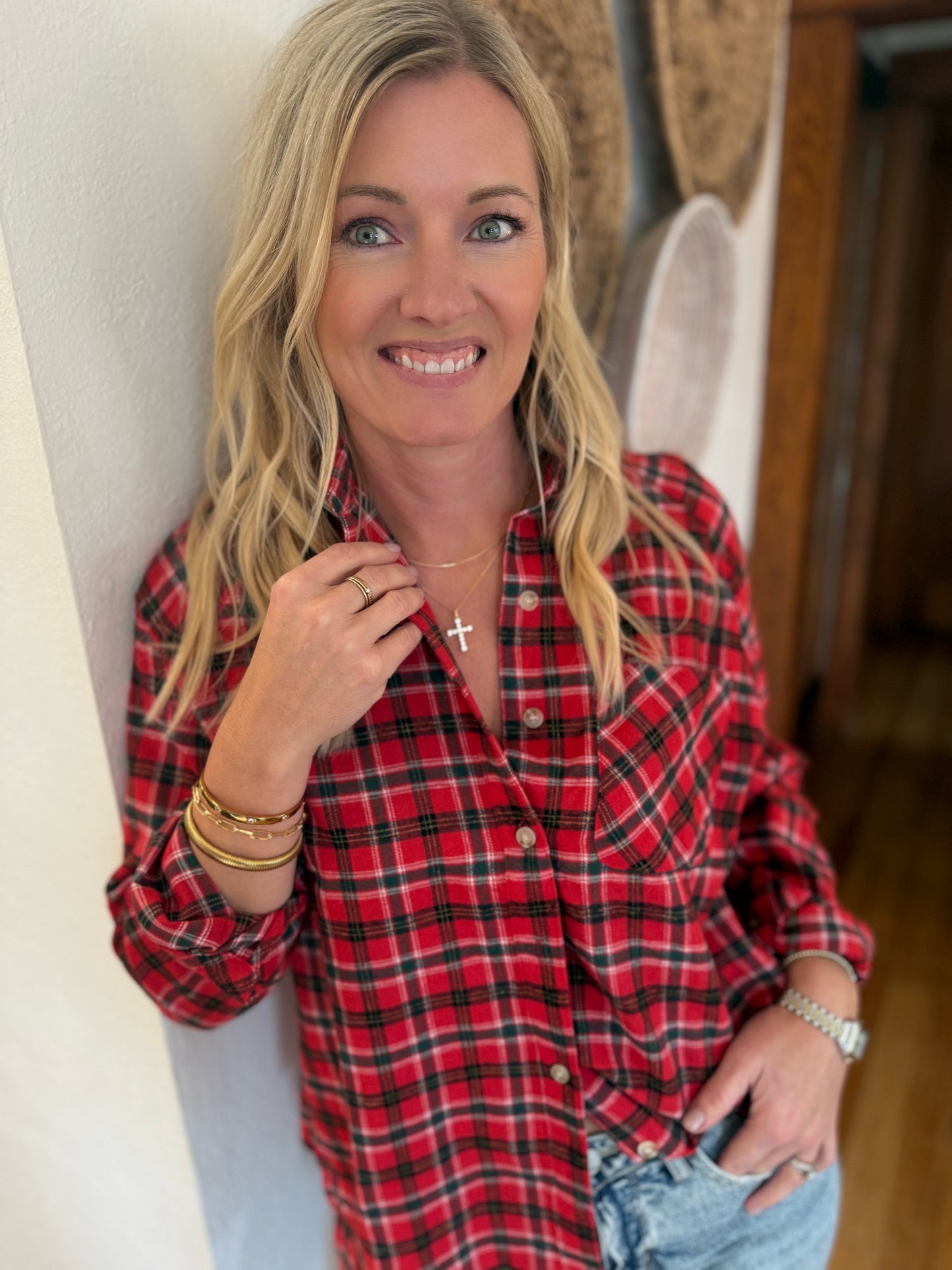 Plaid Button Up