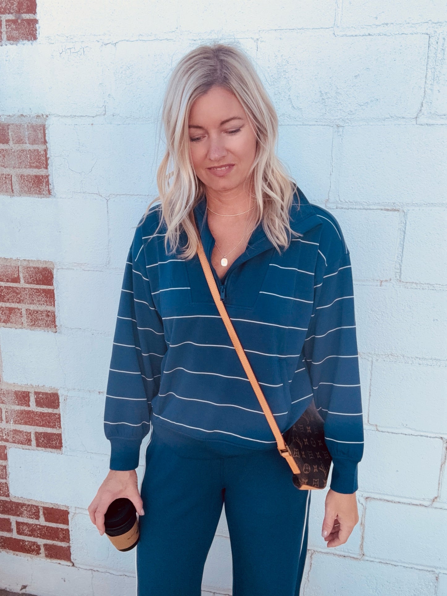 1/4 Zip Long Sleeve pullover