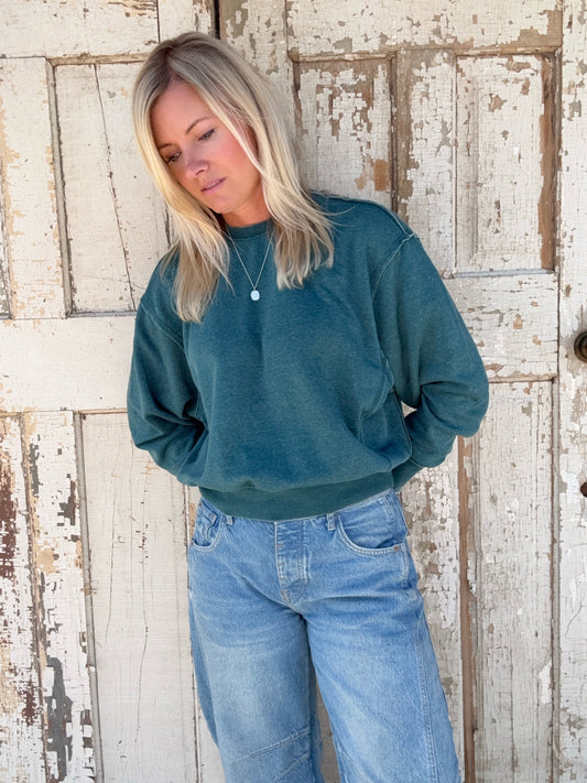 Knit Crew Teal