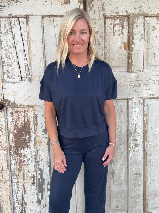 Navy Shortsleeve