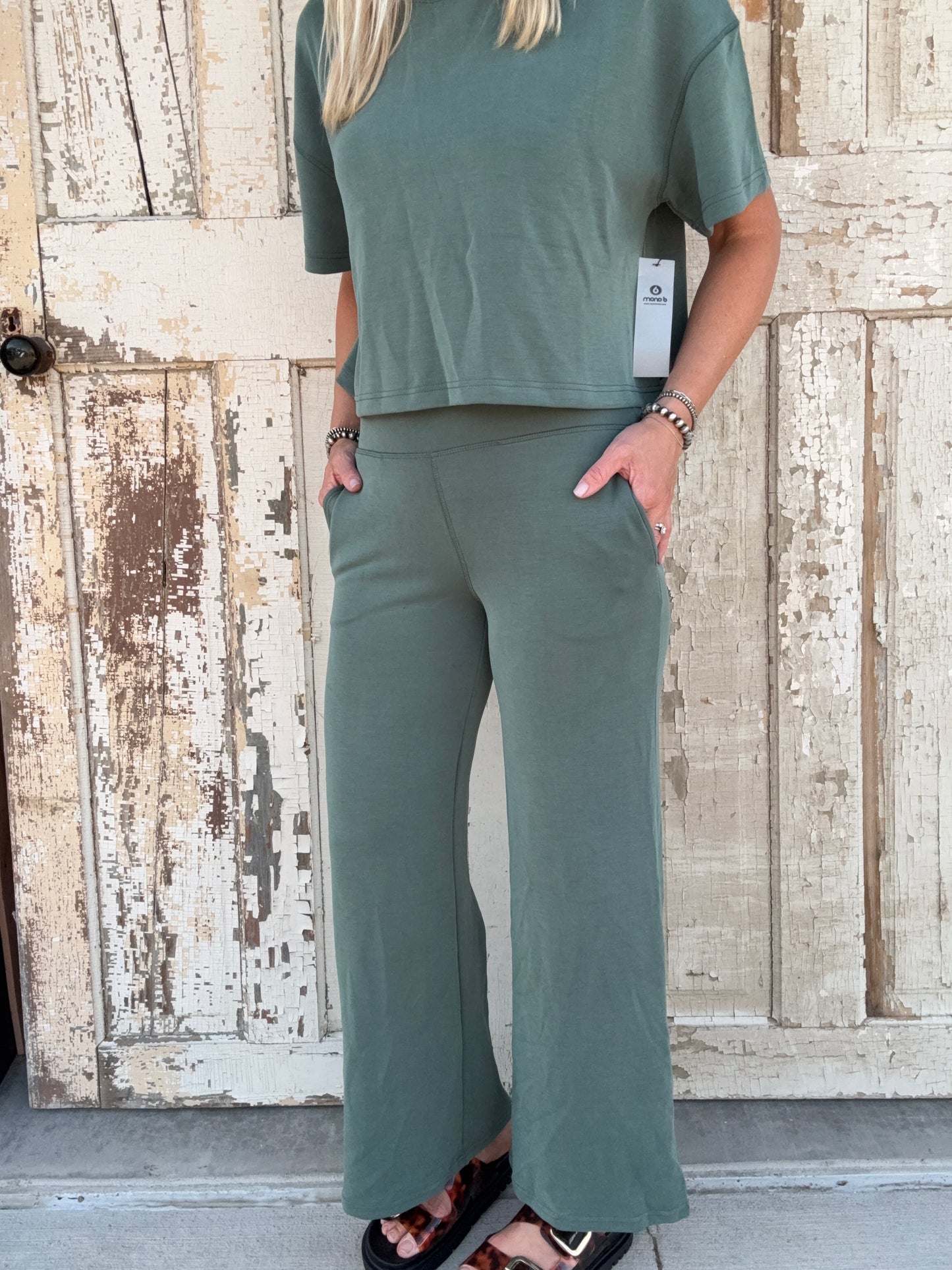 Green Modal Pant