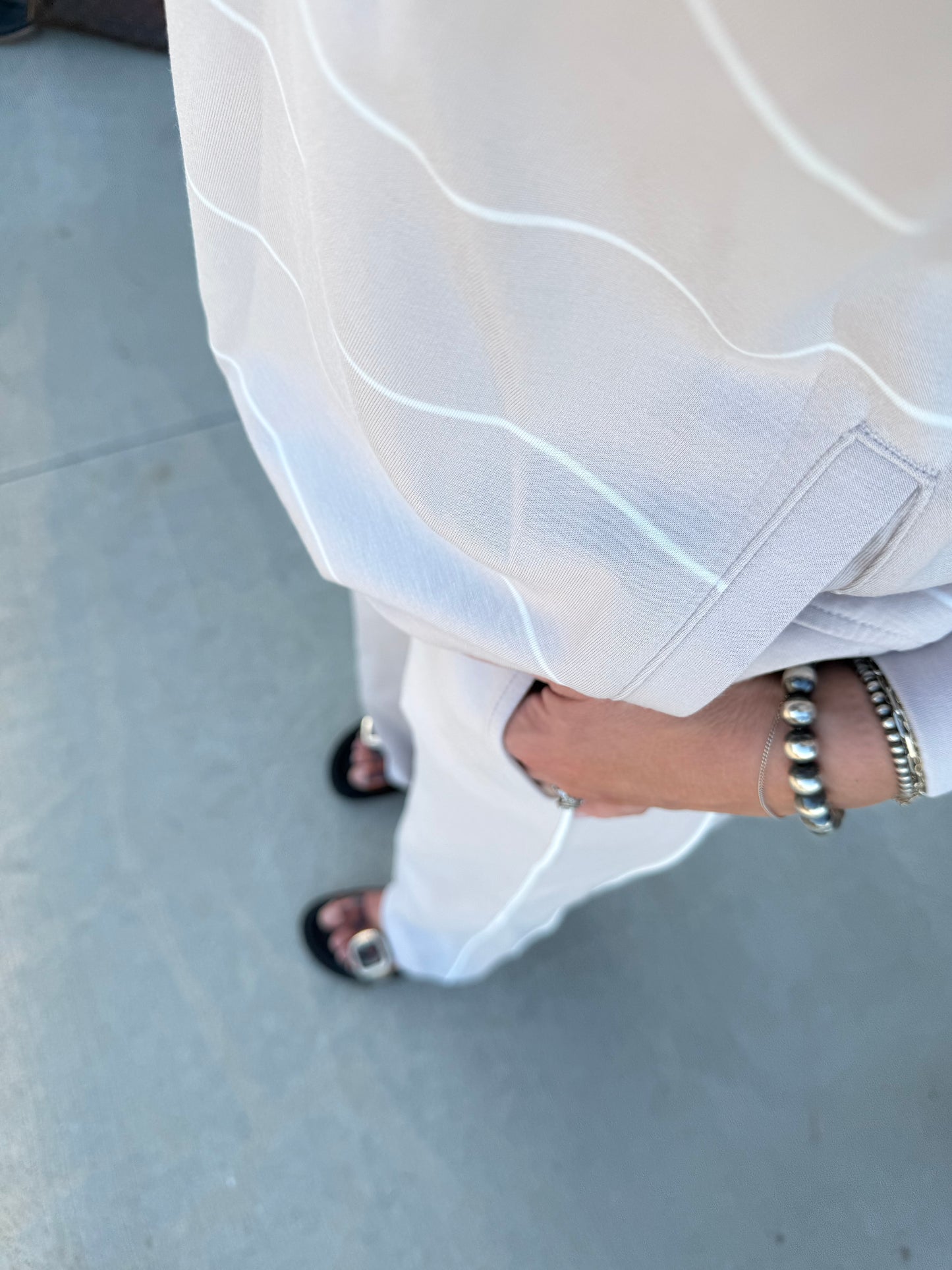 Modal Piping Straight Pant