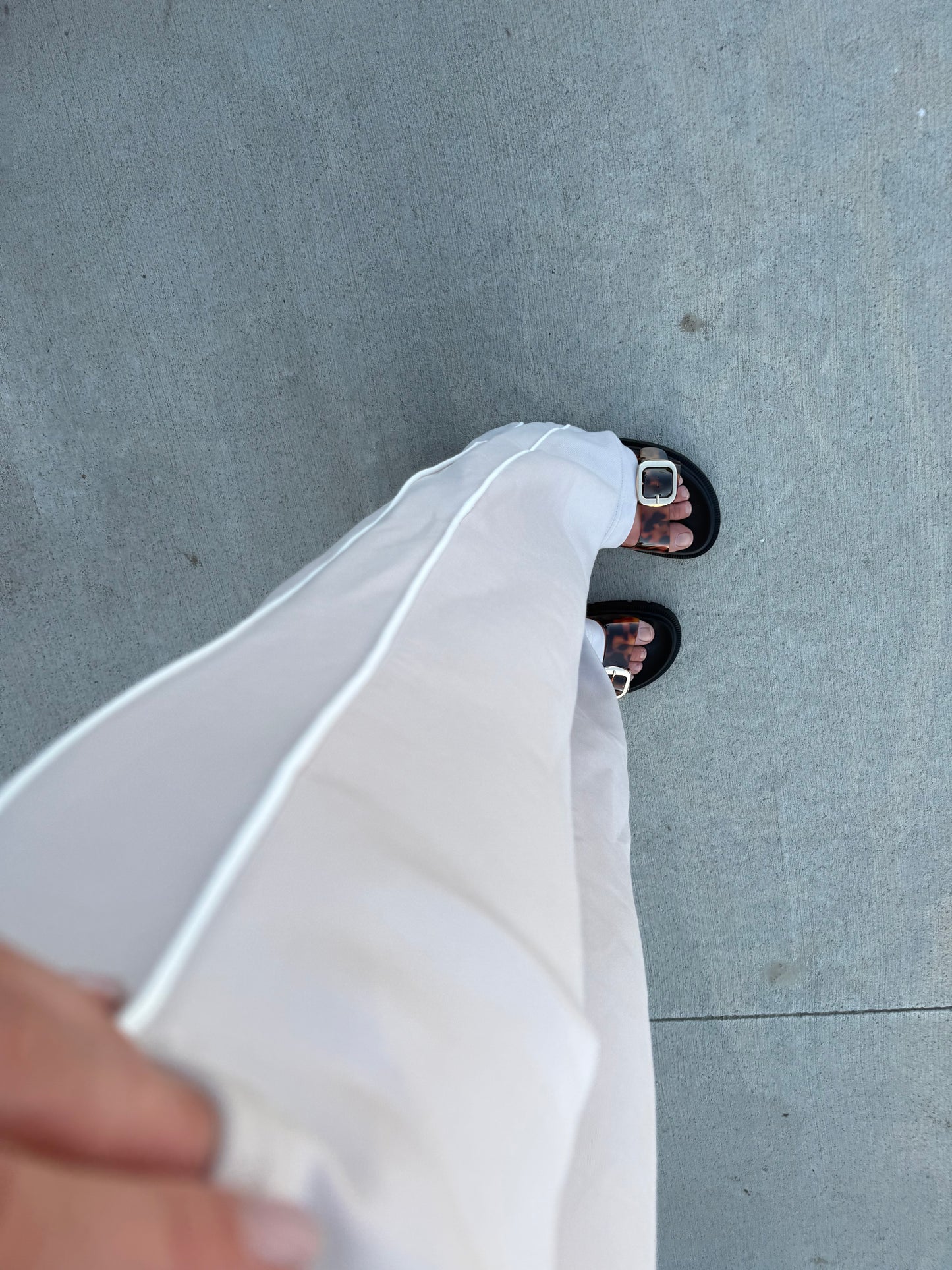 Modal Piping Straight Pant