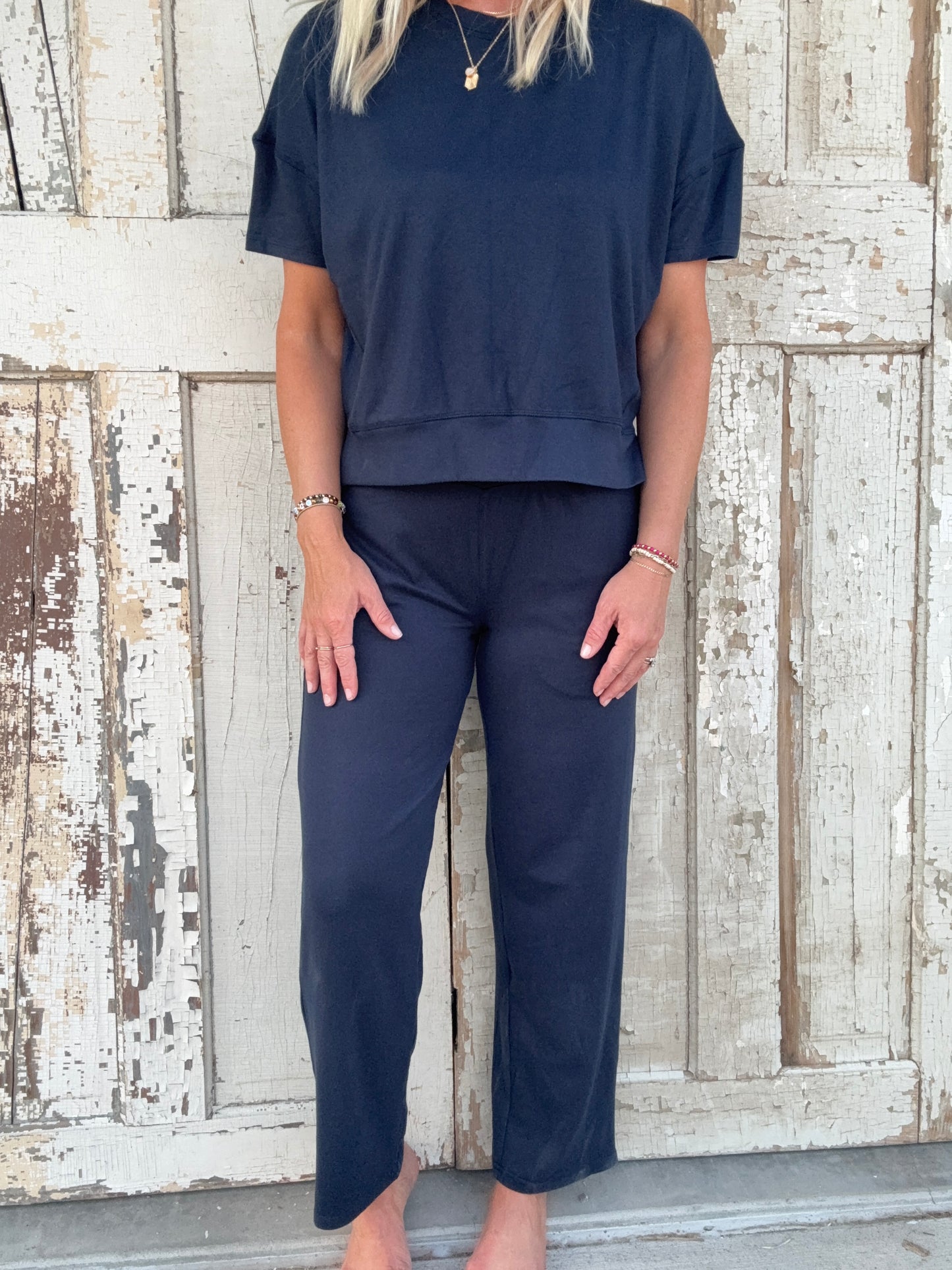 Navy Shortsleeve