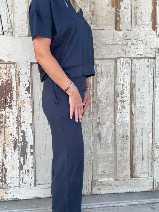 Navy Drawstring Pant