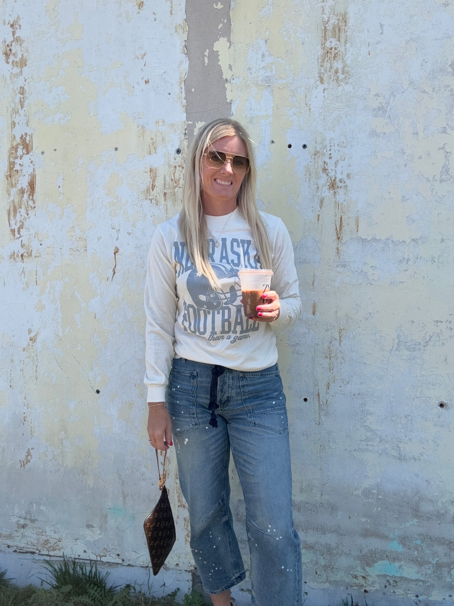 Long Sleeve Nebraska Football