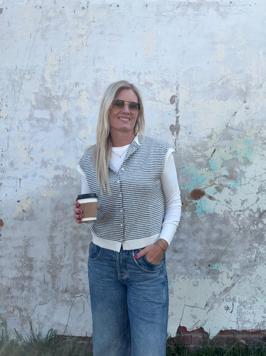 Striped Sweater Vest