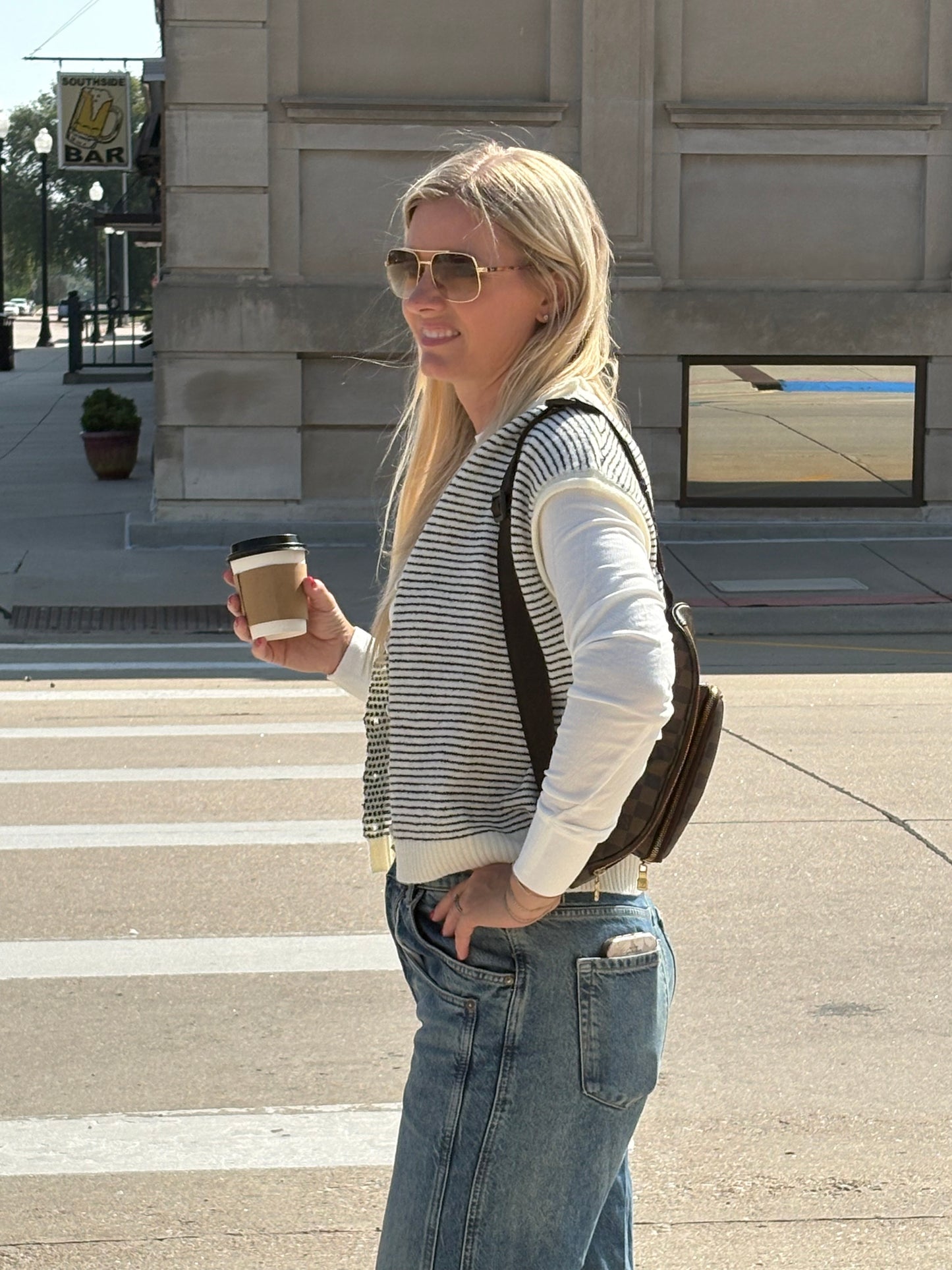 Striped Sweater Vest