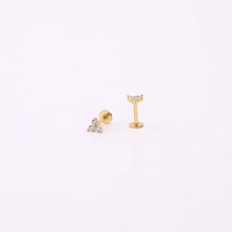 Flower Flat Back Studs