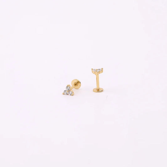 Flower Flat Back Studs
