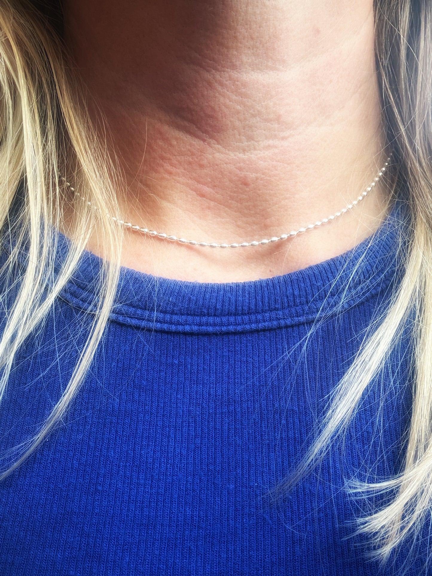 The Fine Silver Necklce