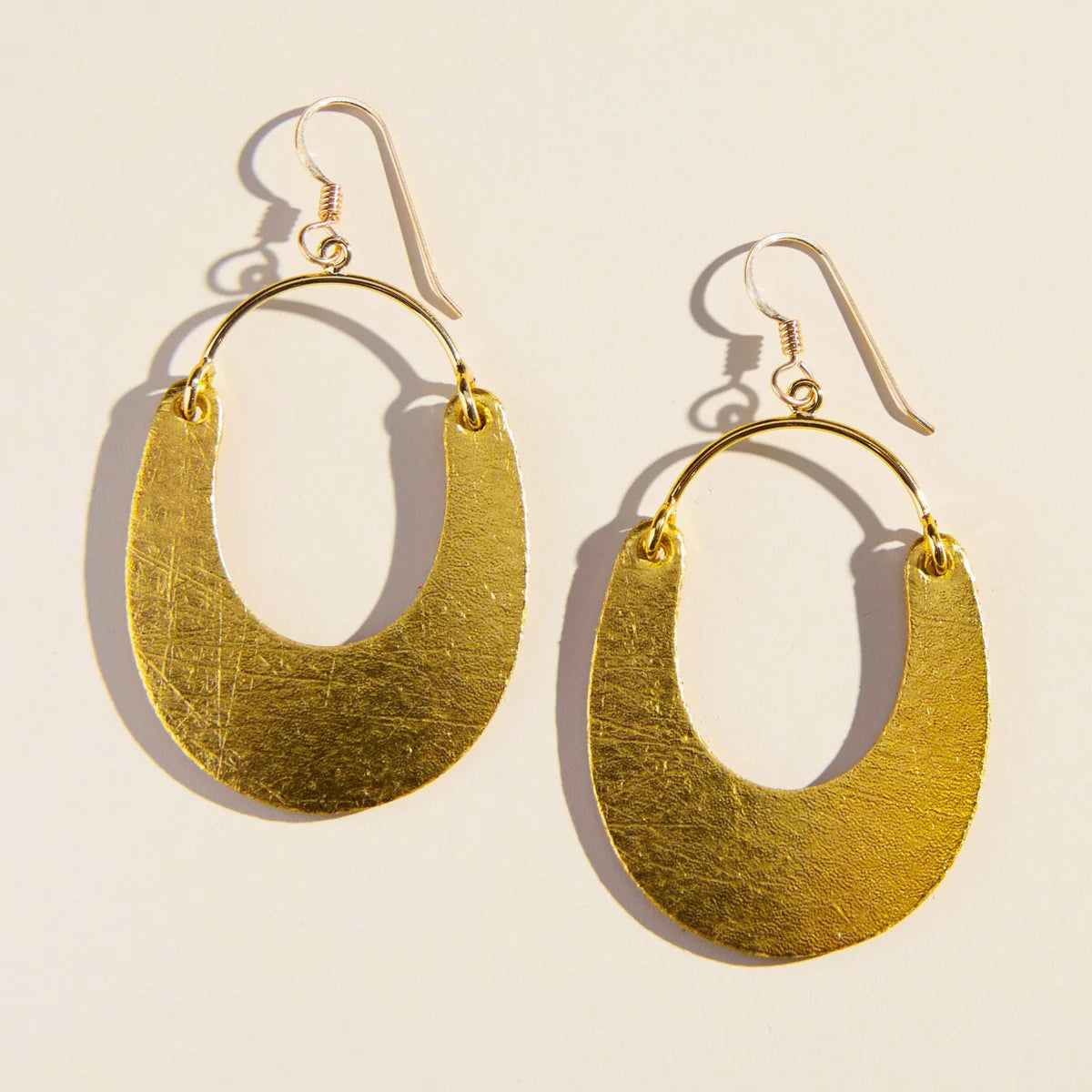Vintage Gold Oblong Dangle