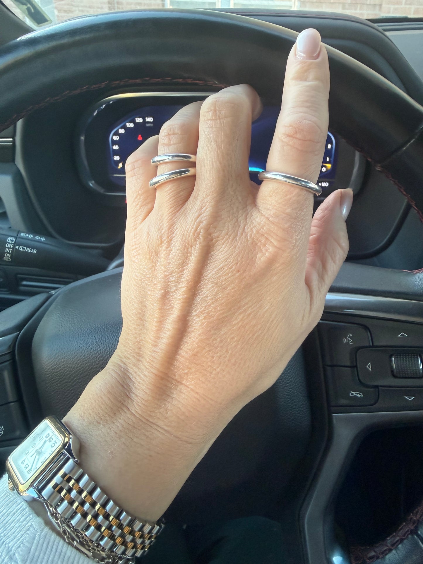 Thick Silver Ring