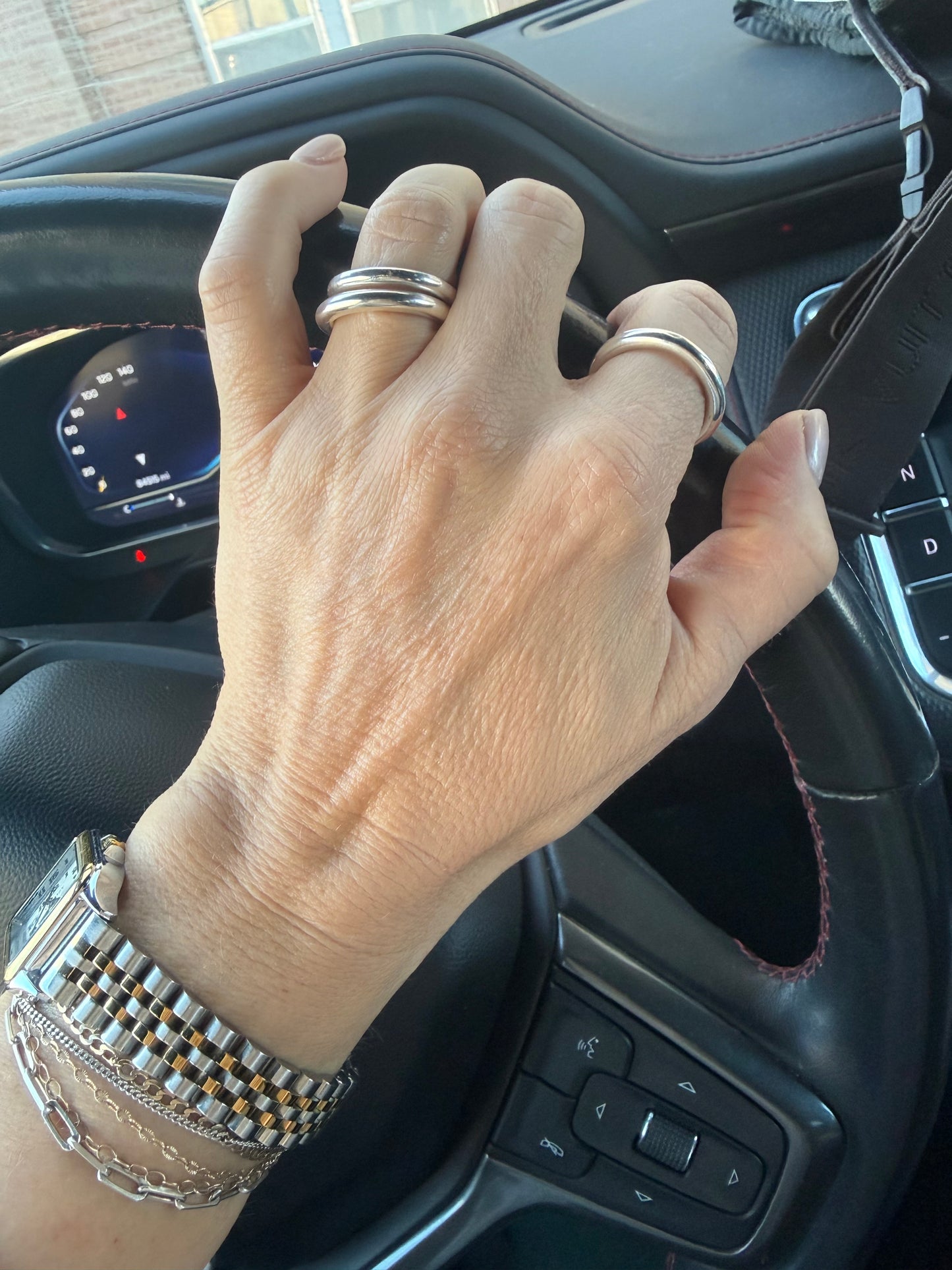 Thick Silver Ring