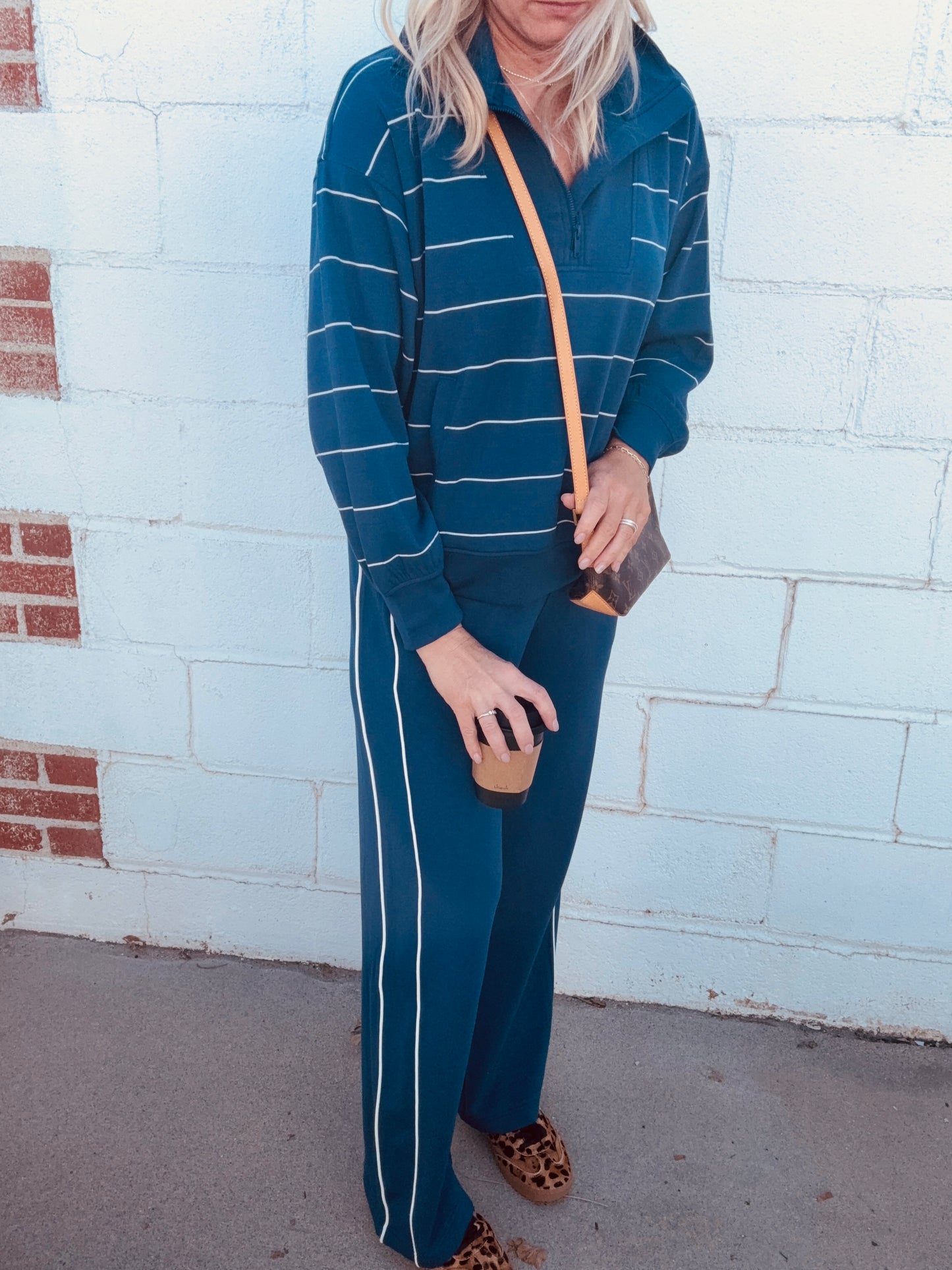 Modal Piping Straight Pant